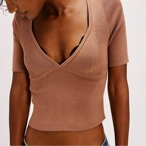 FREE PEOPLE V-Neck NWOT